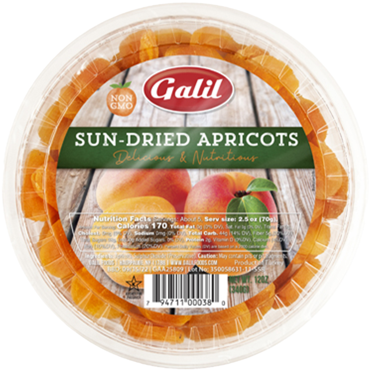 Galil Sun-Dried Apricots