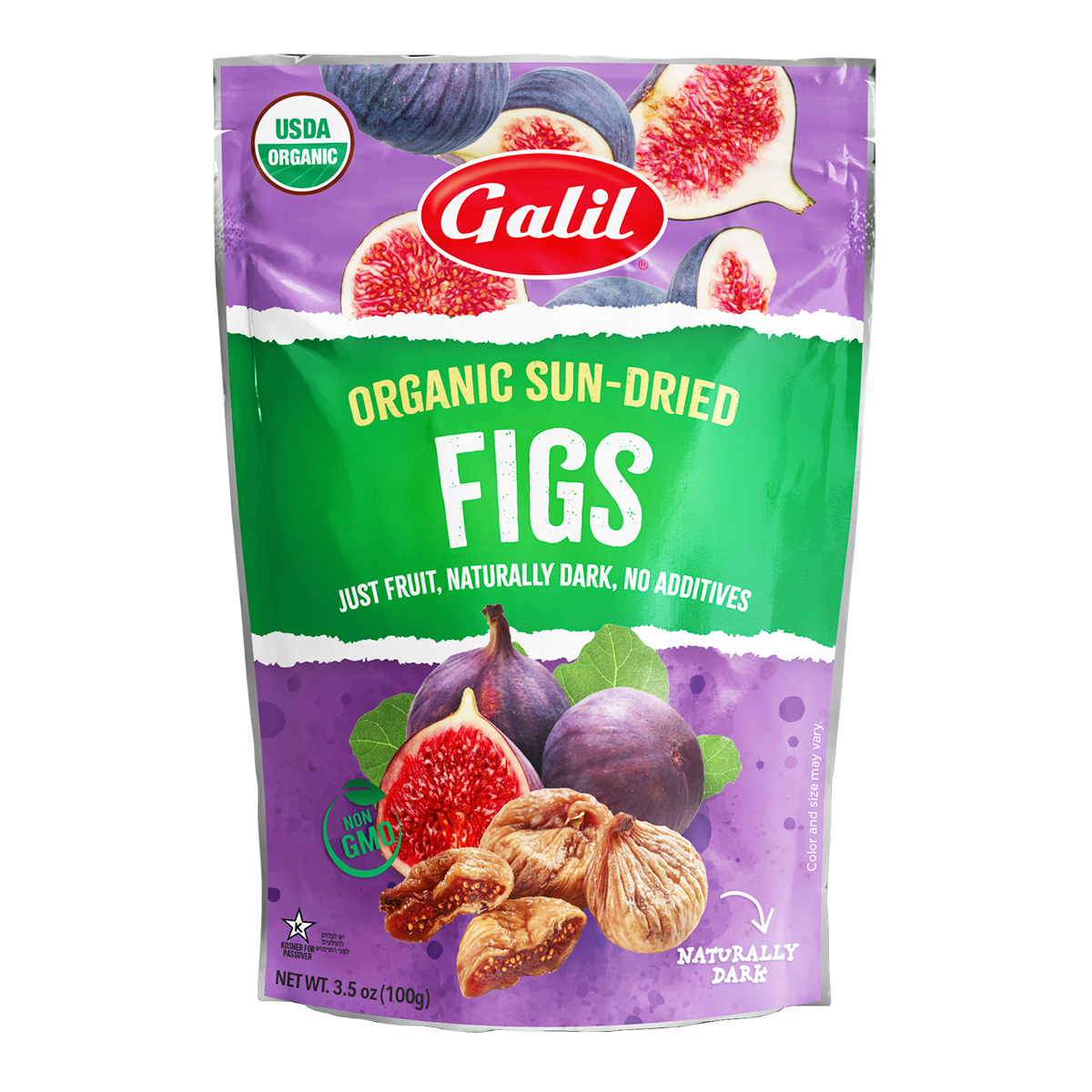 Organic Sun-Dried Figs| 3.5 oz | Galil