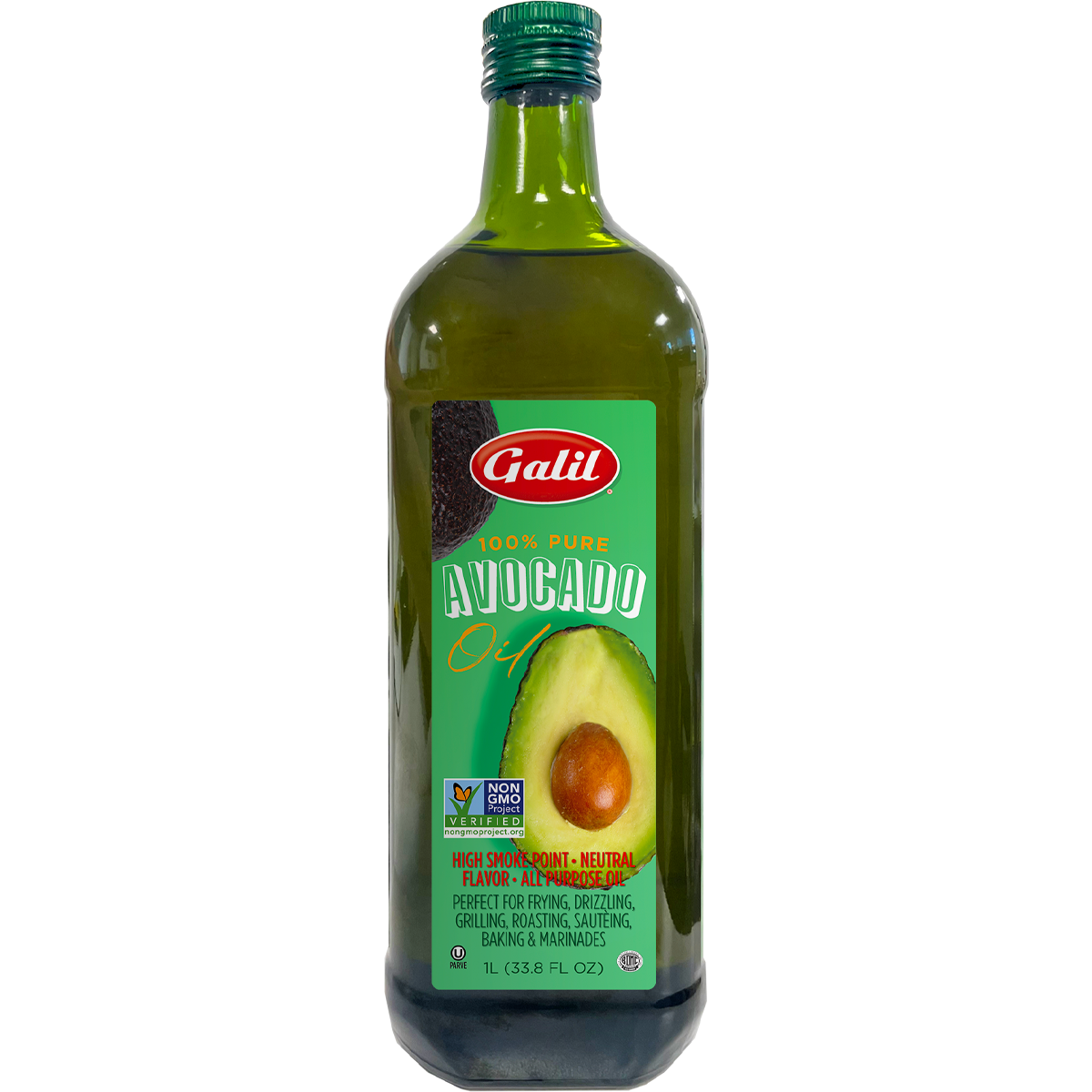 Avocado Oil | 100% Pure | Glass Bottle | 1 Liter | Galil