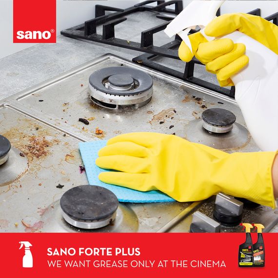 Forte plus - Concentrated Foam Oven & Stove Cleaner | 750 ML | sano