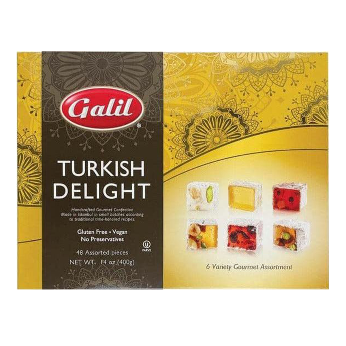 Turkish Delight | 6 Variety Gourmet Assortment | 14 oz | Galil