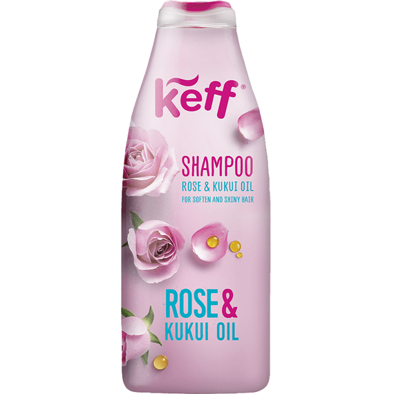 Rose & Kukui Oil Shampoo | 16.9 oz | Keff