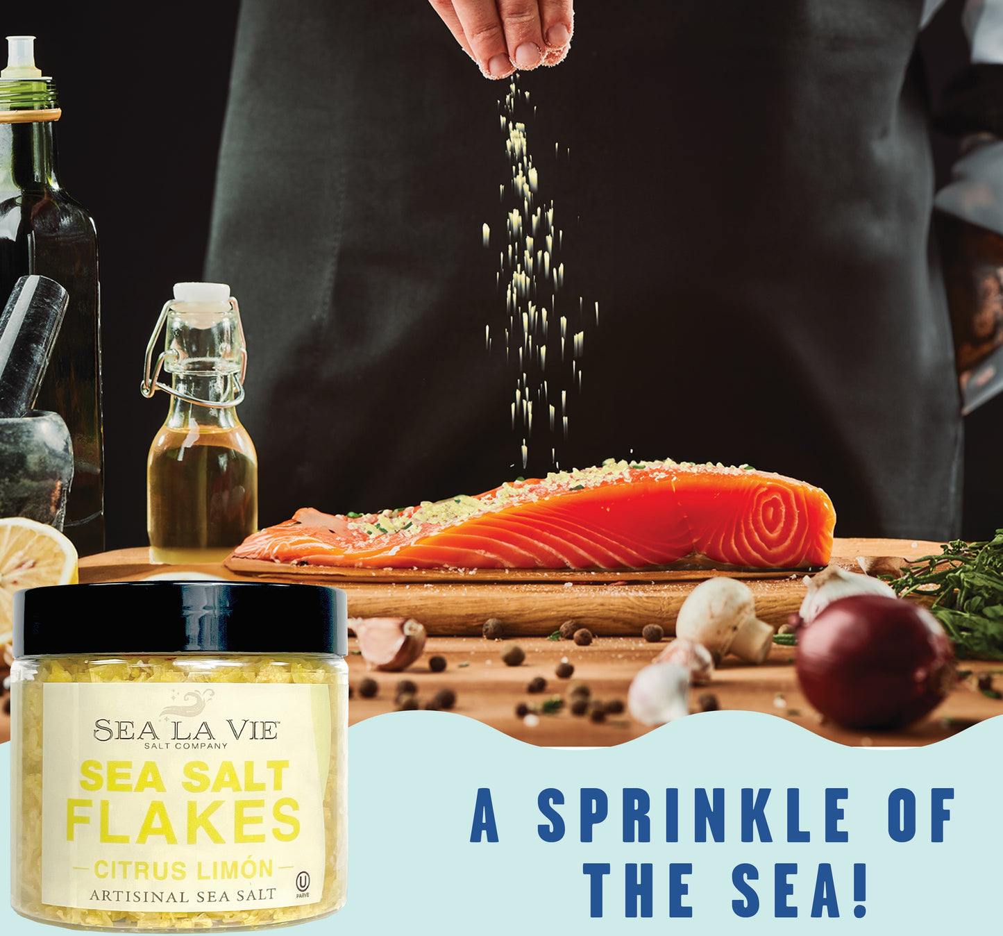 Gourmet Sea Salt Flakes | Citrus | Sea La Vie | 3.5 oz