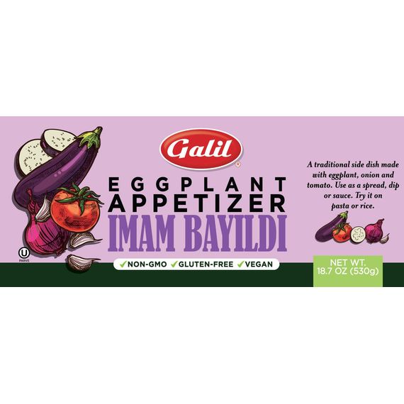 Imam Bayaldi | Eggplant Bruschetta | 19 oz | Galil - ShopGalil