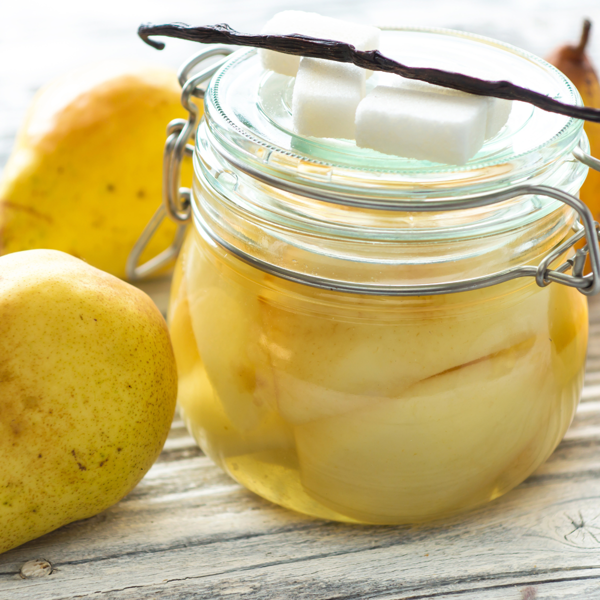 Sliced Pears in Light Syrup | 18.7 oz | Jar | Galil