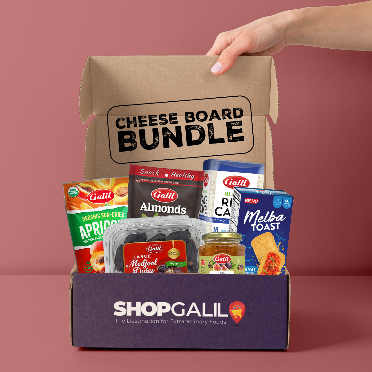 a box of Galil Cheese Board Bundle