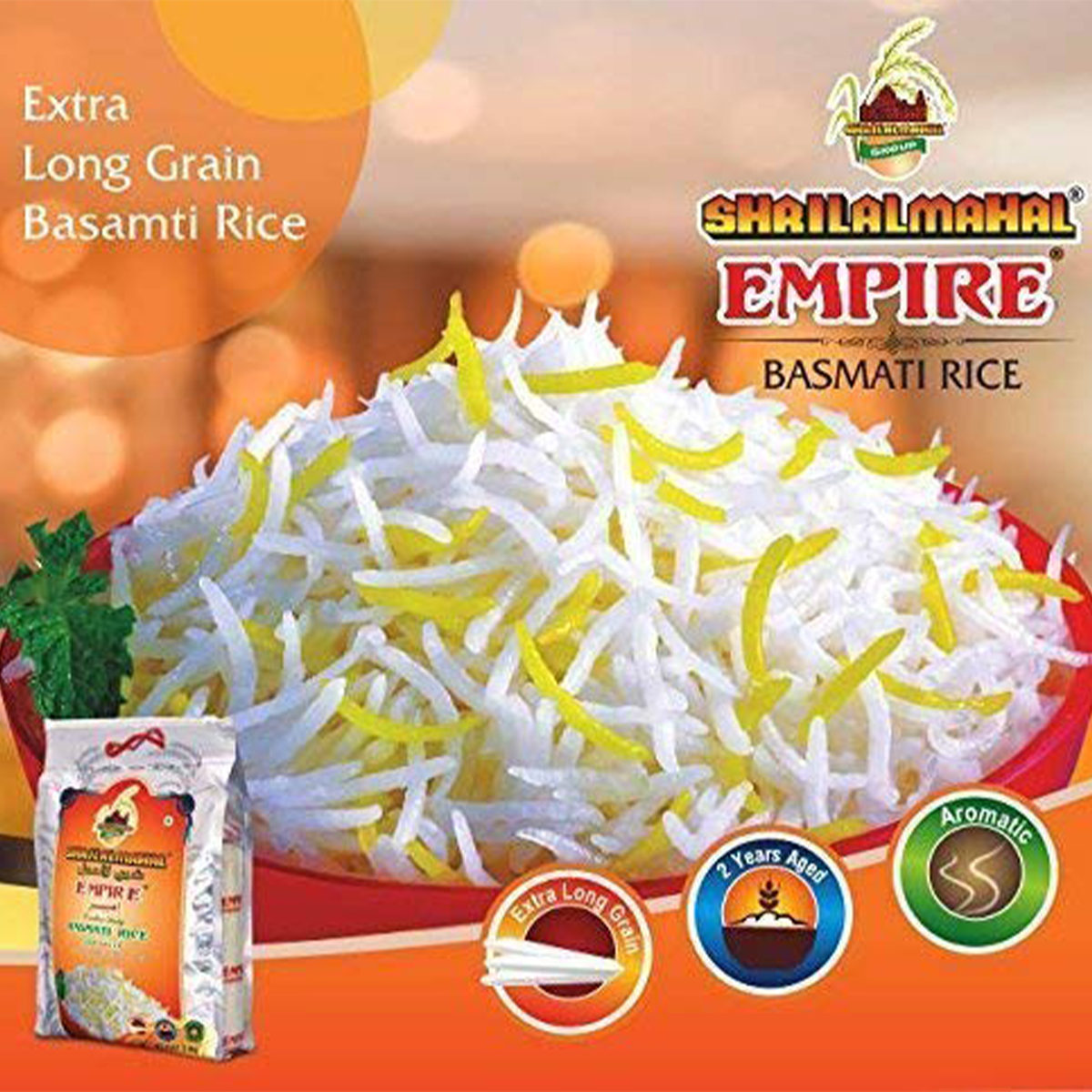 Empire Premium Basmati Rice | 10lbs | Shrilalmahal