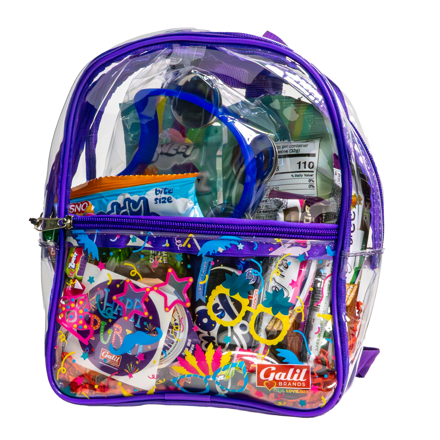 Purim Gift Backpack | Mishloach Manot | Large 33.3 oz | Galil