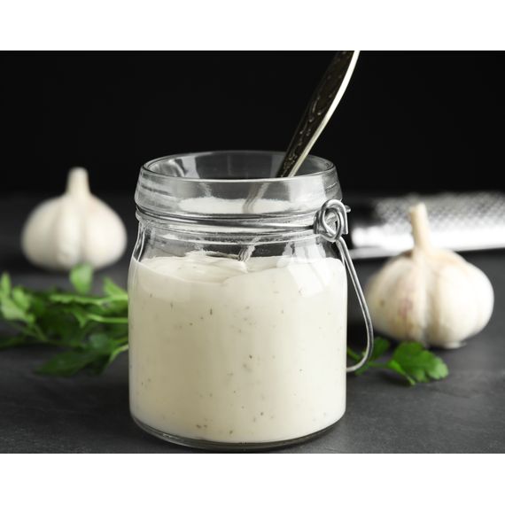 Garlic Aioli Dressing Sauce | 17.3 oz | Chasadim