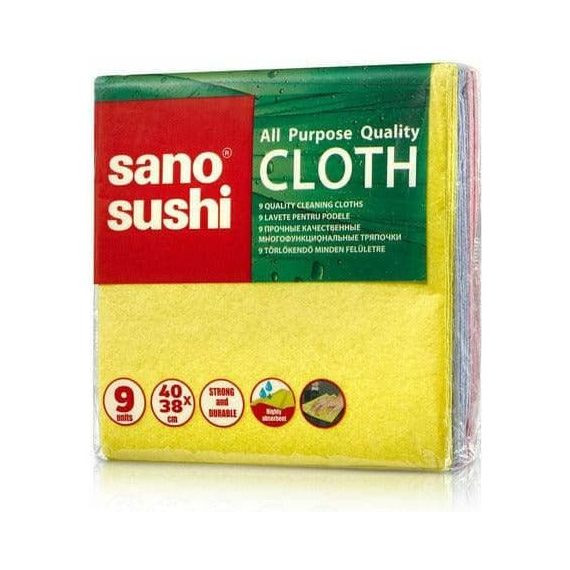 All Purpose Quality Cleaning Cloth | 9 PCS | sano - ShopGalil
