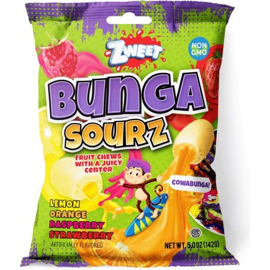 Bunga Sourz | Fruit chews | 5 oz - ShopGalil