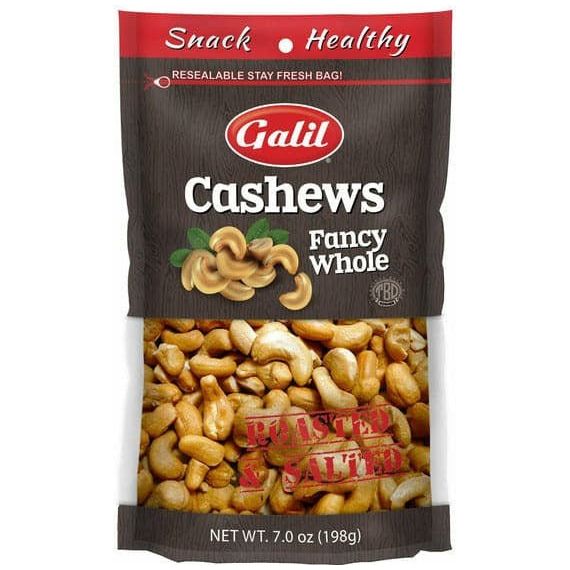 Cashews | Whole Roasted/Salted | 7 oz | Galil - ShopGalil