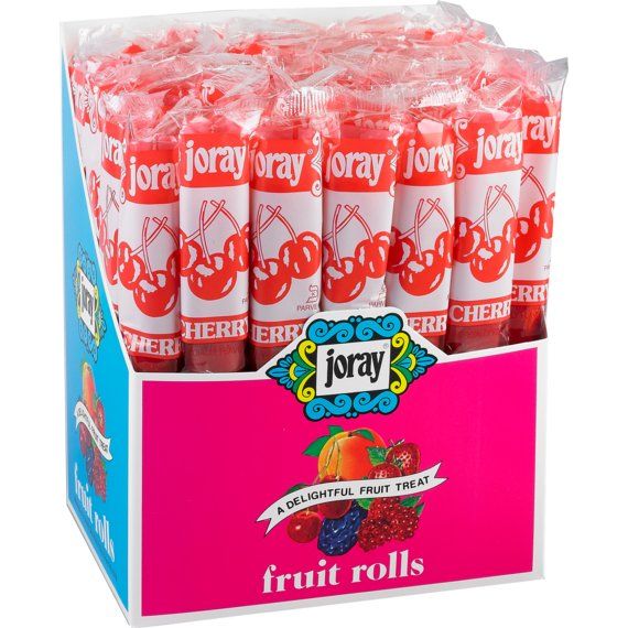 Cherry Fruit Rolls | Real Fruit | .75 oz | Joray - ShopGalil