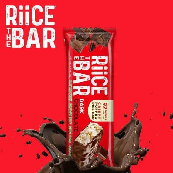 Dark Chocolate Puffed Rice Bar | 5 Bars x 0.6 oz | RiiCE the Bar - ShopGalil