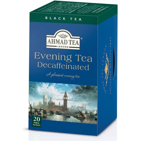 Decaffeinated Evening - Balck Tea | 20' Tea Bags | Ahmad Tea - ShopGalil