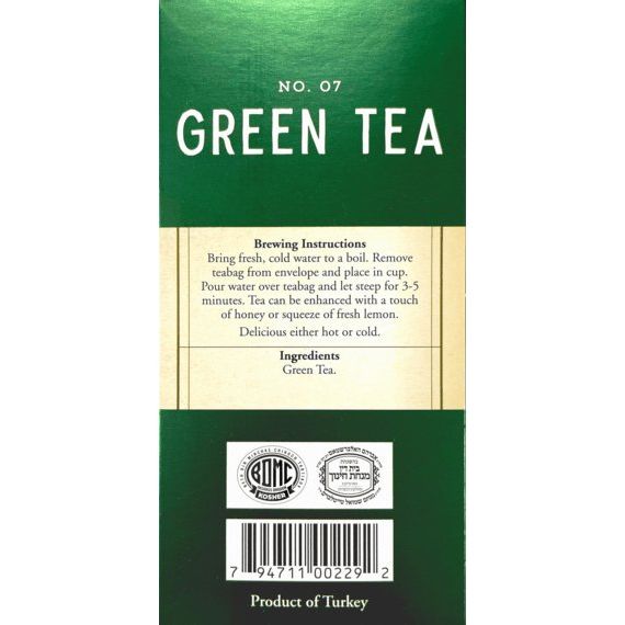 Green Herbal Tea | 20' Tea Bags | 1.41 oz | Galil - ShopGalil
