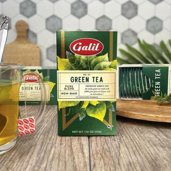Green Herbal Tea | 20' Tea Bags | 1.41 oz | Galil - ShopGalil
