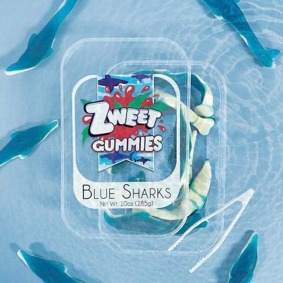 Gummy Blue Sharks | Zweet | 10 oz - ShopGalil