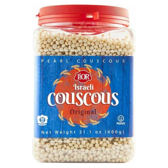 Israeli Couscous Original Jar 21.1 oz LiOR ShopGalil