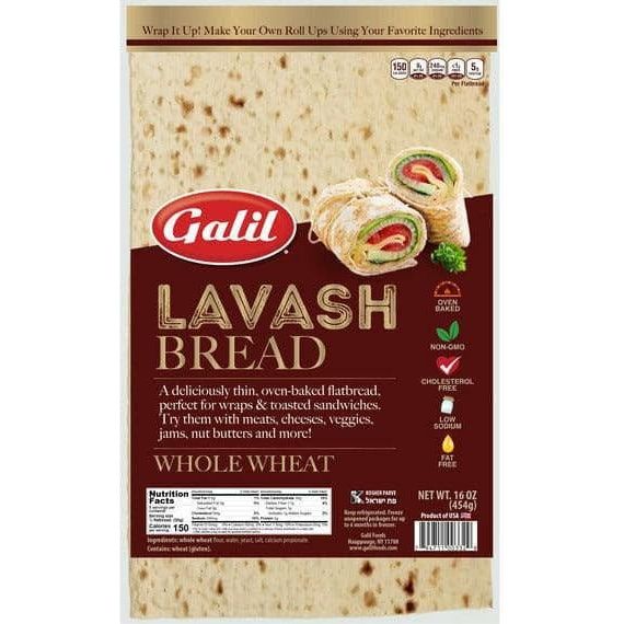Lavash Wrap Bread | Whole Wheat | 16 oz | Galil - ShopGalil