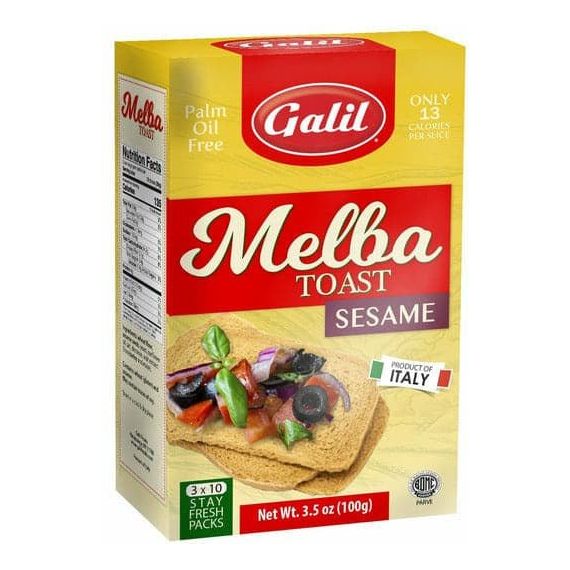 Melba Toast | Sesame | 3.5 oz | Galil - ShopGalil