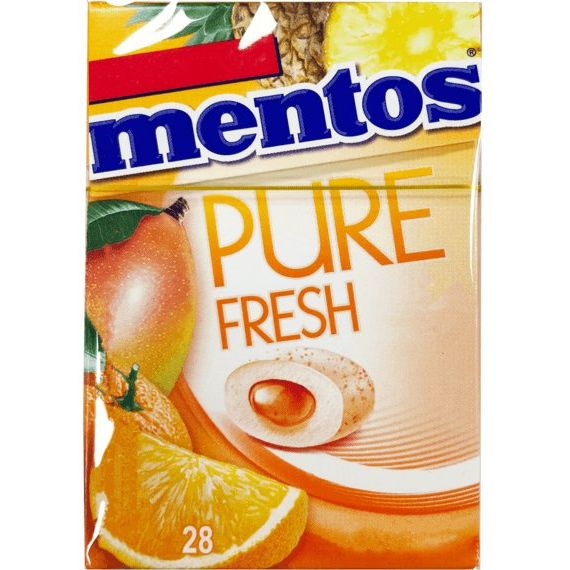Mentos Gum | Pure Fresh Tropical | 28 g - ShopGalil