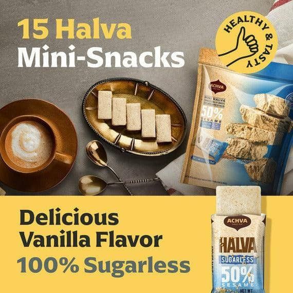 Mini Halva Snack Bag | Sugar-Free Halva | 5.3 oz - ShopGalil