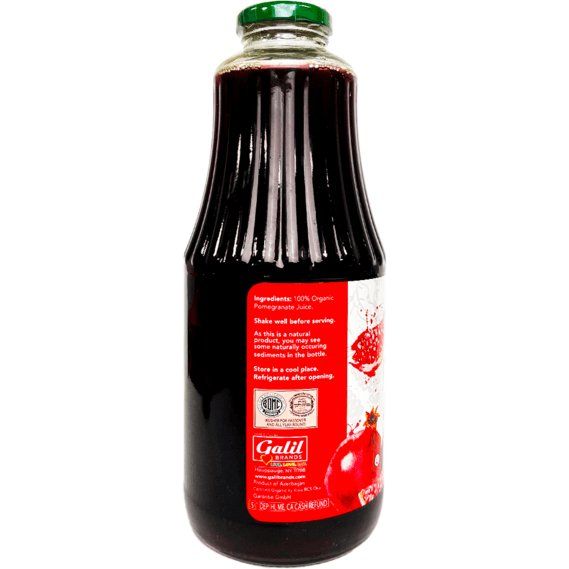 Organic Pomegranate Juice | 100% Juice | 1L | Galil - ShopGalil