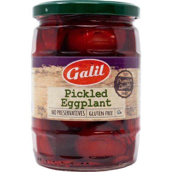 Pickled Baby Eggplant | Jar | 19.0 oz | Galil - ShopGalil