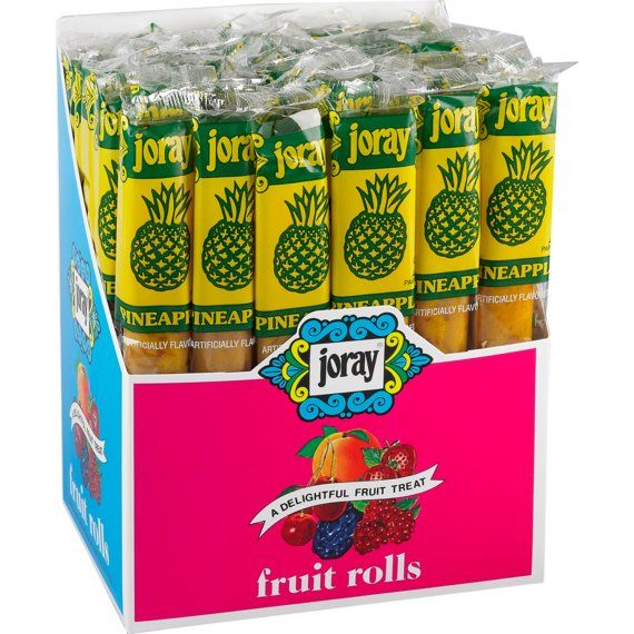 Pineapple Fruit Rolls | Real Fruit | .75 oz | Joray - ShopGalil
