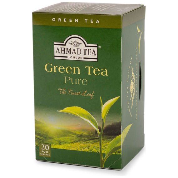 Pure Green Tea | 20' Tea Bags | Ahmad Tea - ShopGalil