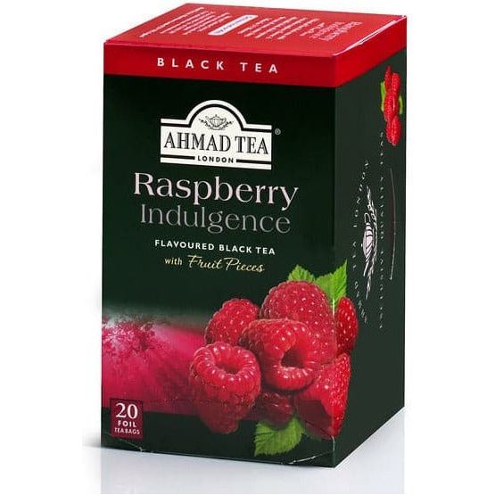 Raspberry Indulgence - Black Tea | 20' Tea Bags | Ahmad Tea - ShopGalil