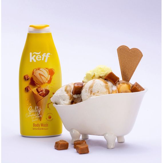 Salted Caramel Body Wash | 16 oz | Keff - ShopGalil