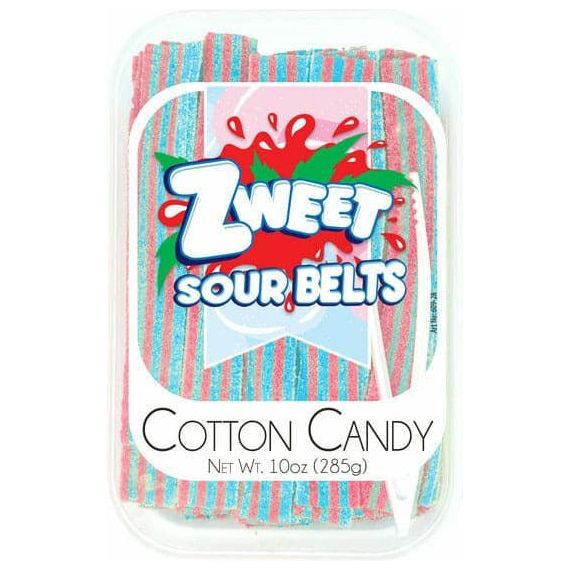Sour Cotton Candy Belts | Zweet | 10 oz - ShopGalil
