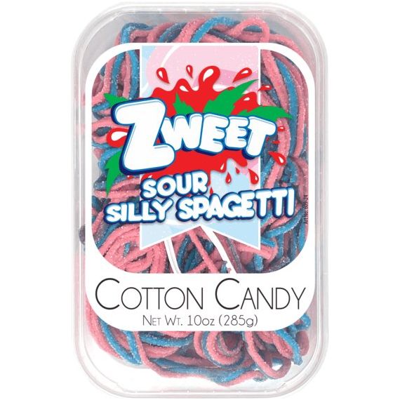 Sour Cotton Candy Silly Spagetti | Zweet | 10 oz - ShopGalil