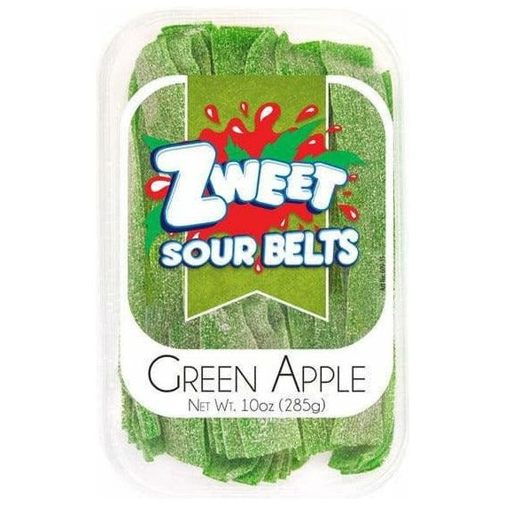 Sour Green Apple Belts | Zweet | 10 oz - ShopGalil