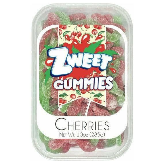 Sour Gummy Cherries | Zweet | 10 oz - ShopGalil