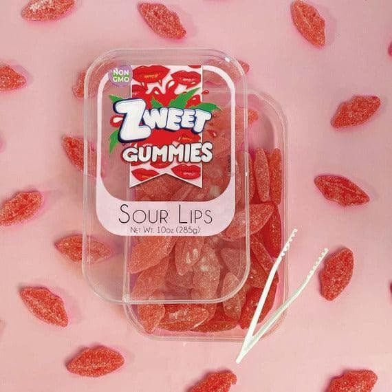 Sour Gummy Lips | Zweet | 10 oz - ShopGalil