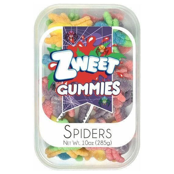 Sour Gummy Neon Spiders | Zweet | 10 oz - ShopGalil