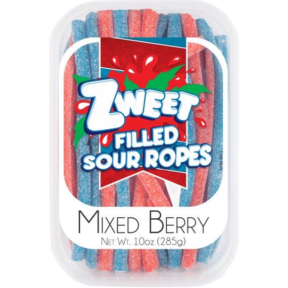 Sour Mixed Berry Ropes | Zweet | 10 oz - ShopGalil