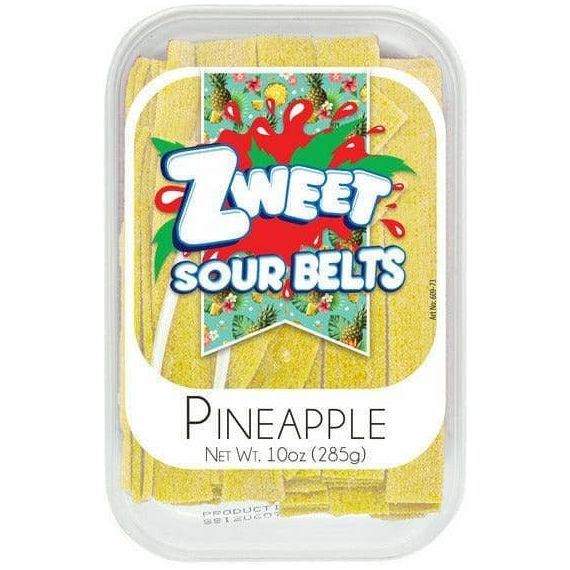 Sour Pineapple Belts | Zweet | 10 oz - ShopGalil