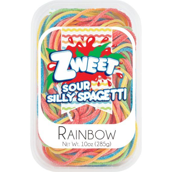 Sour Rainbow Silly Spagetti | Zweet | 10 oz - ShopGalil