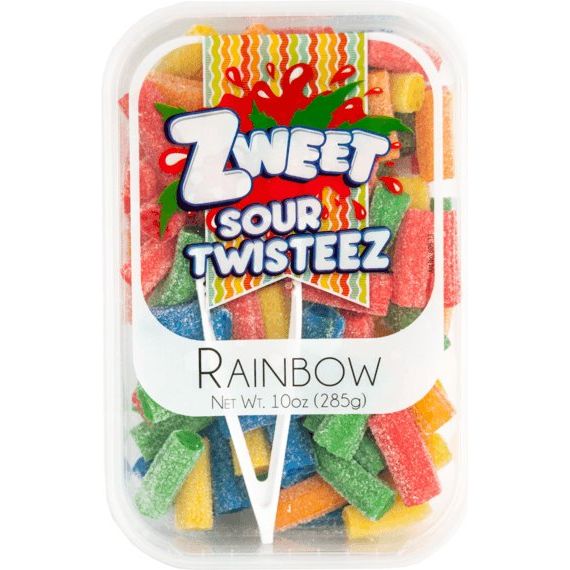 Sour Rainbow Twisteez | Zweet | 10 oz - ShopGalil