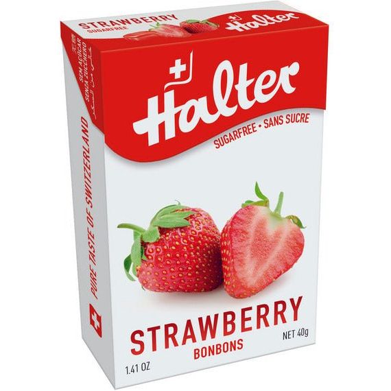 Strawberry Bonbons | Sugar Free | 1.41 oz | Halter - ShopGalil