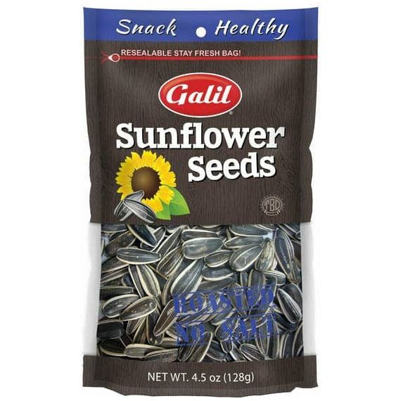 Sunflower Seeds | Roasted/No Salt | 4.5 oz | Galil - ShopGalil