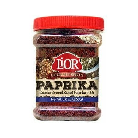 Sweet Paprika Seasoning | Coarse Ground in Oil | 8.8oz | LiOR - ShopGalil