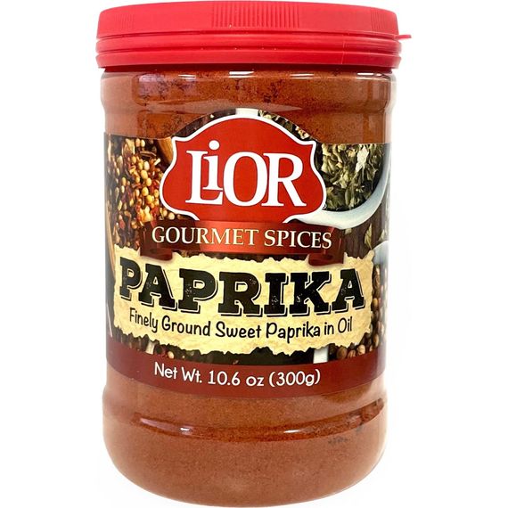 Sweet Paprika Seasoning | Fine Ground in Oil | 10.6 oz | LiOR - ShopGalil