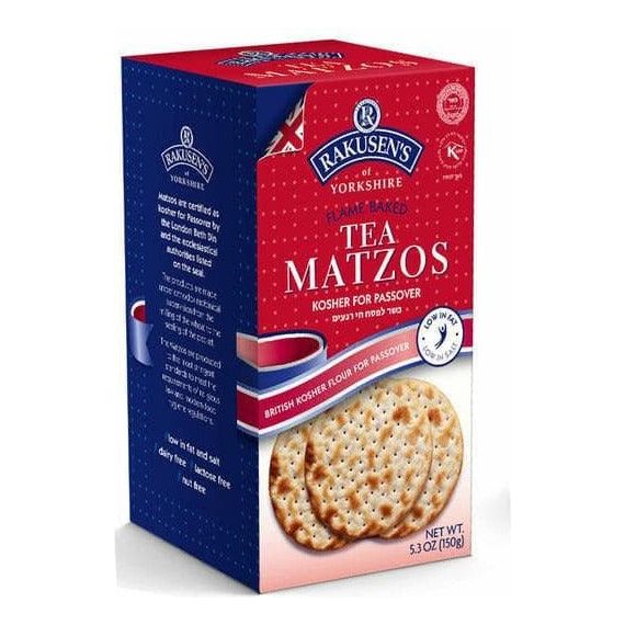 Tea Matzo Crackers | 5.3 oz | Rakusen - ShopGalil