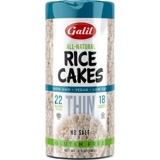 Thin Rice Cakes | Round | No Salt | 3.5 oz | Galil - ShopGalil