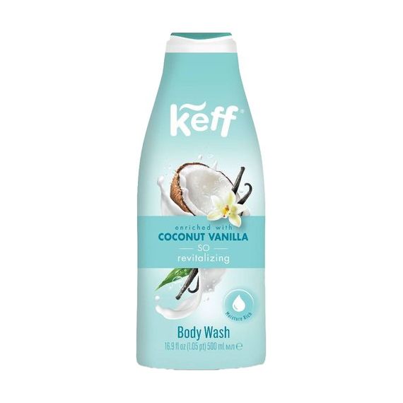 Vanilla Coconut Body Wash | 16 oz | Keff - ShopGalil